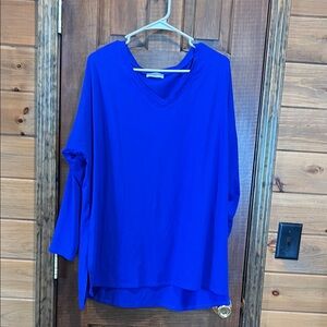 Zenana Outfitters Royal Blue Long Sleeve Top